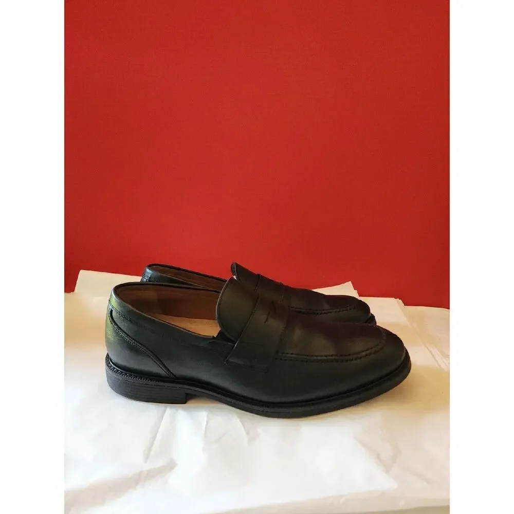 Johnston & Murphy XC4 System Waterproof Sheepskin Shoes Sz 9 M Dual Width Black